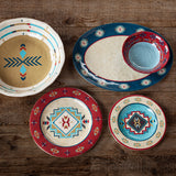 Spirit Valley Melamine Dinner Plates, Set of 24