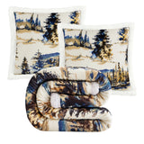 Acadia Campfire Sherpa Throw, 6 MOQ