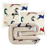 Wild Horses Campfire Sherpa Throw, 6 MOQ