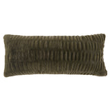Ruched Rabbit Lumbar Pillow