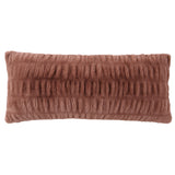 Ruched Rabbit Lumbar Pillow
