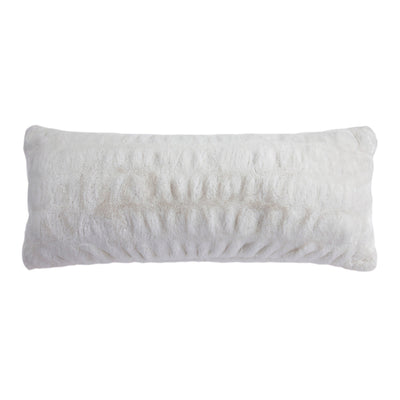Ruched Rabbit Lumbar Pillow