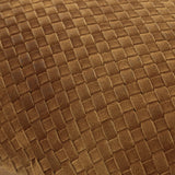 Woven Suede Lumbar Pillow
