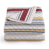 Mystic Stripe Cotton Gauze Quilt Set