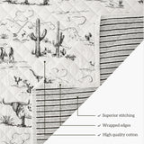 Ranch Life Western Toile Reversible Quilt Set
