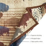 Home on the Range Reversible Quilt Set, Twin