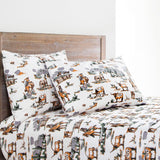 Ranch Life 200TC Cotton Percale Sheet Set