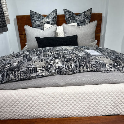 Soho Abstract Chenille Jacquard Bedding Set