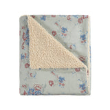 Rosabel Washed Denim Teddy-Backed Throw, 2 MOQ