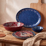 Patchwork Bandana 14PC Melamine Dinnerware Set, 2 MOQ