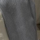 Stonewashed Cotton Waffle Weave Coverlet