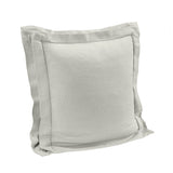 Luna Double Flanged Washed Linen Blend Pillow