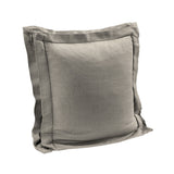 Luna Double Flanged Washed Linen Blend Pillow