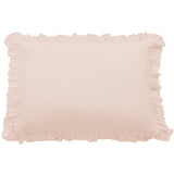 Lily Washed Linen Ruffle Dutch Euro Pillow from HiEnd Accents