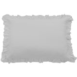 Lily Washed Linen Ruffle Dutch Euro Pillow from HiEnd Accents