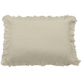 Lily Washed Linen Ruffle Dutch Euro Pillow from HiEnd Accents