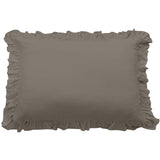Lily Washed Linen Ruffle Dutch Euro Pillow from HiEnd Accents