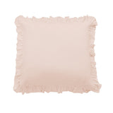 Lily Washed Linen Blend Ruffled Euro Sham