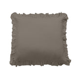 Lily Washed Linen Blend Ruffled Euro Sham