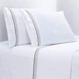 Border Embroidery 350TC Cotton Sateen Sheet Set