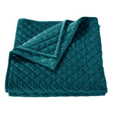Velvet Diamond Quilt in Teal color from HiEnd Accents