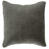 Stonewashed Cotton Quilted Velvet Euro Sham