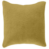 Stonewashed Cotton Quilted Velvet Euro Sham