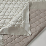 High Shine Satin Quatrefoil Quilt