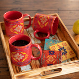 Red Bonita Mug and Coaster 8PC Set