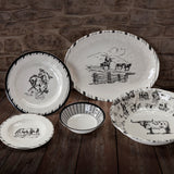 Ranch Life Melamine Serving Bowls, Set of 12