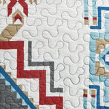 Spirit Valley Quilt Teal Swatch