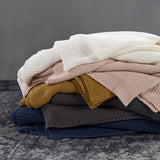 Cotton Knit Throw