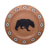 Aztec Bear Melamine Dinner Plates, Set of 24