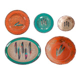 Feather 14PC Melamine Dinnerware Set, 2 MOQ