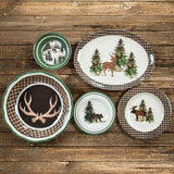Joshua Melamine Dinner Bowls, Set of 24