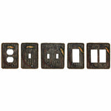 Rainbow Trout Double Rocker Wall Switch Plate, 4 MOQ