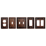 Tooled Resin w/ Stud Double Switch Wall Plate, 4 MOQ